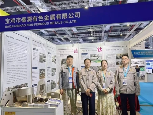 Säljteam av Shaanxi Qinhao New Material Co., Ltd.på Shanghai International Ti...
