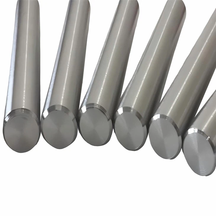 Smooth titanium rod